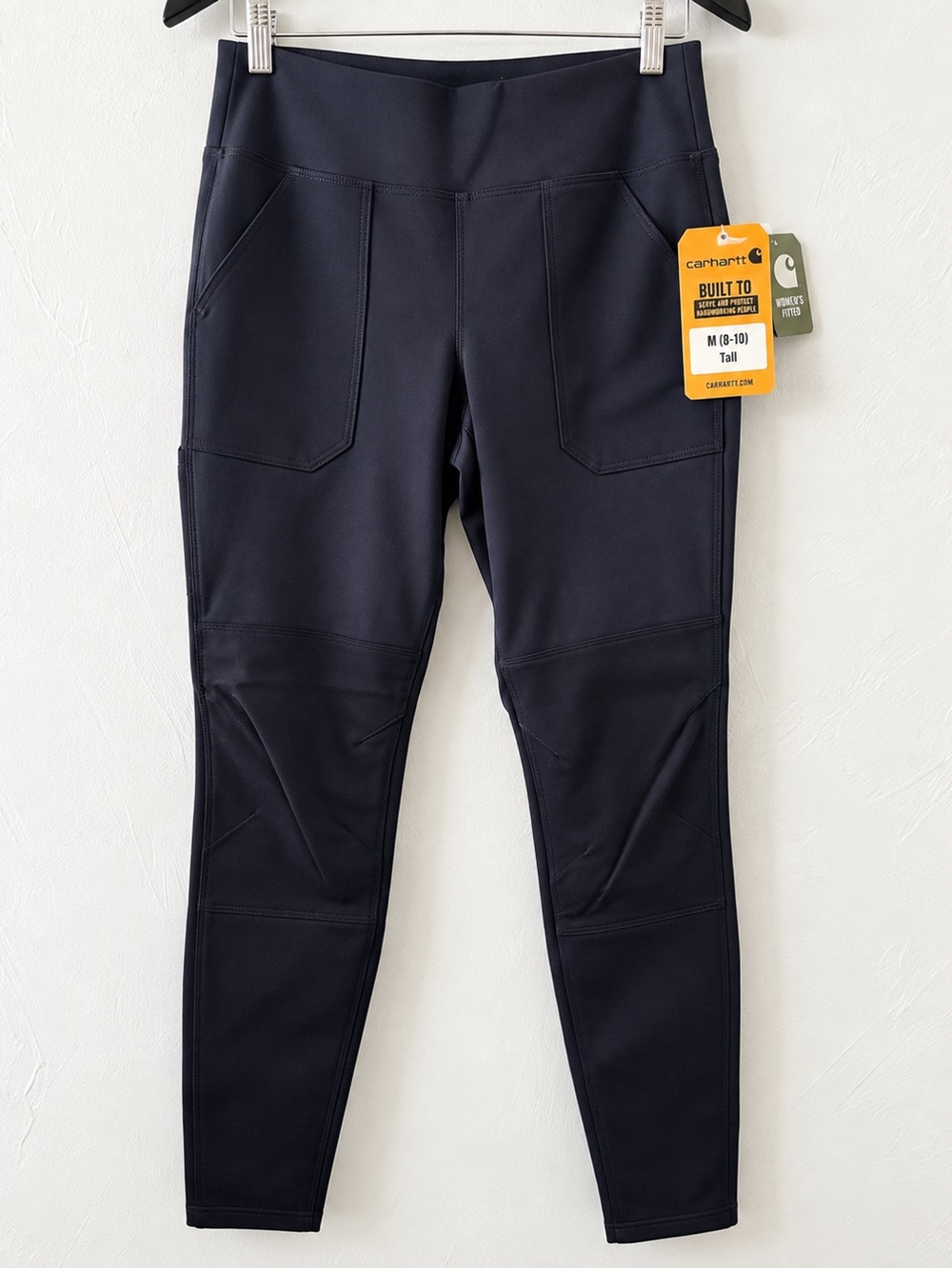 Carhartt Force Women’s Fitted Utility Leggings Pants M 8-10 Tall NWT Navy